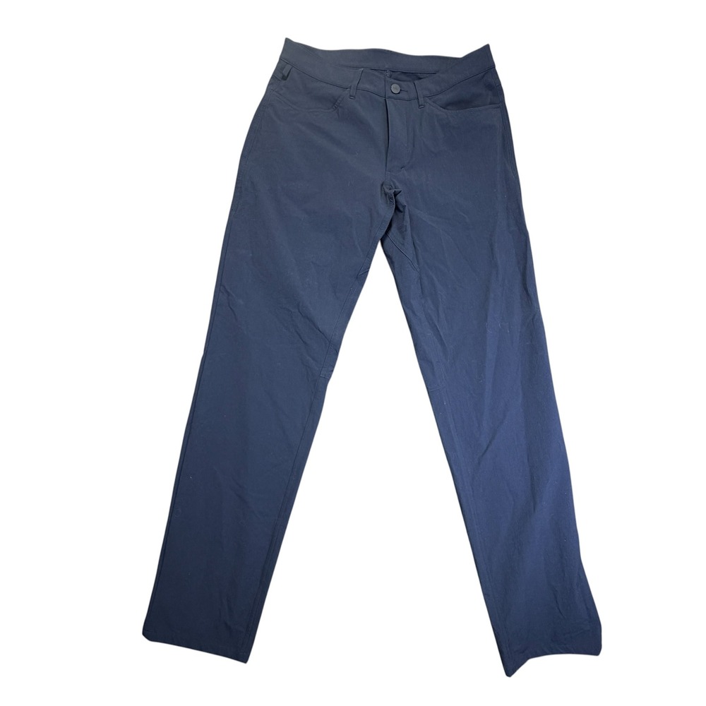 Alo Yoga Day And Night Pants 30 R Mens Navy Blue Performance Stretch Nylon